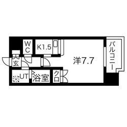 プレサンス名古屋STATIONアライブの物件間取画像